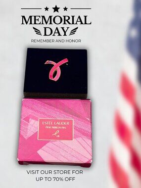 Estée Lauder Pink Ribbon Pin, Limited-Edition Collectible